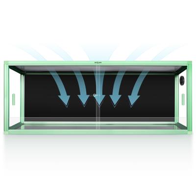 Show full view: REPTI ZOO Light Weight Enclosure Reptile Terrarium, Green, 64-gal: 48 x 18 x 18-in slide 2 of 9