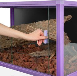 REPTI ZOO Light Weight Enclosure Reptile Terrarium, Purple, 120-gal: 48 x 24 x 24-in slide 2 of 6
