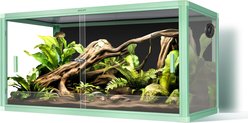 REPTI ZOO Light Weight Enclosure Reptile Terrarium, Green, 40-gal: 36 x 18 x 18-in
