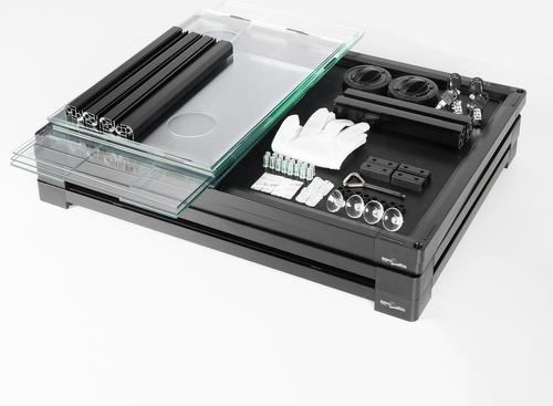 Show full view: REPTI ZOO Double Stacked Glass Habitat Reptile Terrarium, Black, 2 count, 34-gal: 24 x 18 x 44-in slide 5 of 8