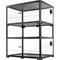 Show in main carousel: REPTI ZOO Double Stacked Glass Habitat Reptile Terrarium, Black, 2 count, 20-gal: 24 x 18 x 32-in slide 3 of 7