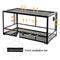 Show in main carousel: OiiBO Full-View Glass Screen Ventilation & Double Hinge Door Reptile Terrarium, Black, Large: 70-gal slide 5 of 8