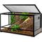 Show in main carousel: OiiBO Full-View Glass Screen Ventilation & Double Hinge Door Reptile Terrarium, Black, Large: 70-gal slide 3 of 8