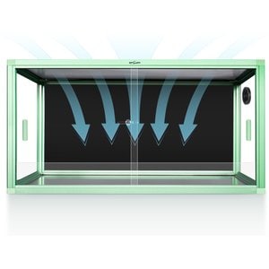 REPTI ZOO Light Weight Enclosure Reptile Terrarium, Green, 40-gal: 36 x 18 x 18-in
