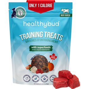 Healthybud Beef Soft & Chewy Low-Calorie Dog Training Treats, 6.5-oz bag