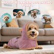 Show in main carousel: NANAKI After Bath Dog Robe, Pink, Medium slide 9 of 10