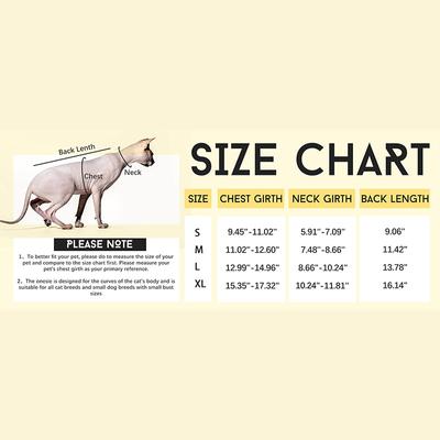 Show full view: NANAKI Cat Surgery Recovery Suit, Yellow, Small slide 3 of 10