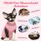 Show in main carousel: NANAKI Cat Surgery Recovery Suit, Pink, X-Large slide 4 of 12