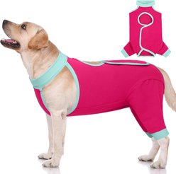 NANAKI Surgery Recovery Rear Leg Sleeve for Dogs, RoseRed, X-Large