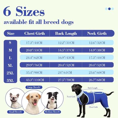 Show full view: NANAKI Hind Legs Dog Recovery Sleeve, Blue, Large slide 2 of 11