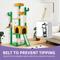 Show in main carousel: Wooflex Multi-Level Large Indoor 68-in Fleece Cactus Cat Tree & Condo with Sisal Post & Hanging Balls, Yellow slide 4 of 7