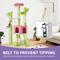 Show in main carousel: Wooflex Multi-Level Large Indoor 68-in Fleece Cactus Cat Tree & Condo with Sisal Post & Hanging Balls, Pink slide 4 of 7