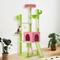 Show in main carousel: Wooflex Multi-Level Large Indoor 68-in Fleece Cactus Cat Tree & Condo with Sisal Post & Hanging Balls, Pink slide 1 of 7