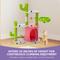Show in main carousel: Wooflex Indoor 36-in Fleece Cactus Cat Tree & Condo with Scratching Post, Hanging Balls & Basket, Pink slide 4 of 7