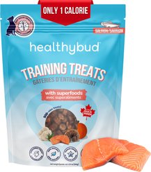 Healthybud Salmon Soft & Chewy Low-Calorie Dog Training Treats, 6.5-oz bag