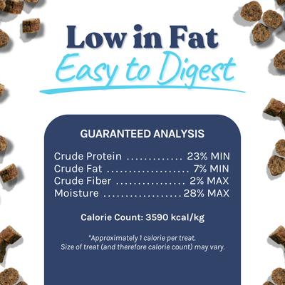 Show full view: Healthybud Beef Soft & Chewy Low-Calorie Dog Training Treats, 6.5-oz bag slide 6 of 11