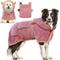 Show in main carousel: NANAKI After Bath Dog Robe, Pink, Medium slide 1 of 10