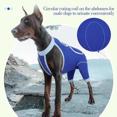 Show full view: NANAKI Hind Legs Dog Recovery Sleeve, Blue, Large slide 6 of 11