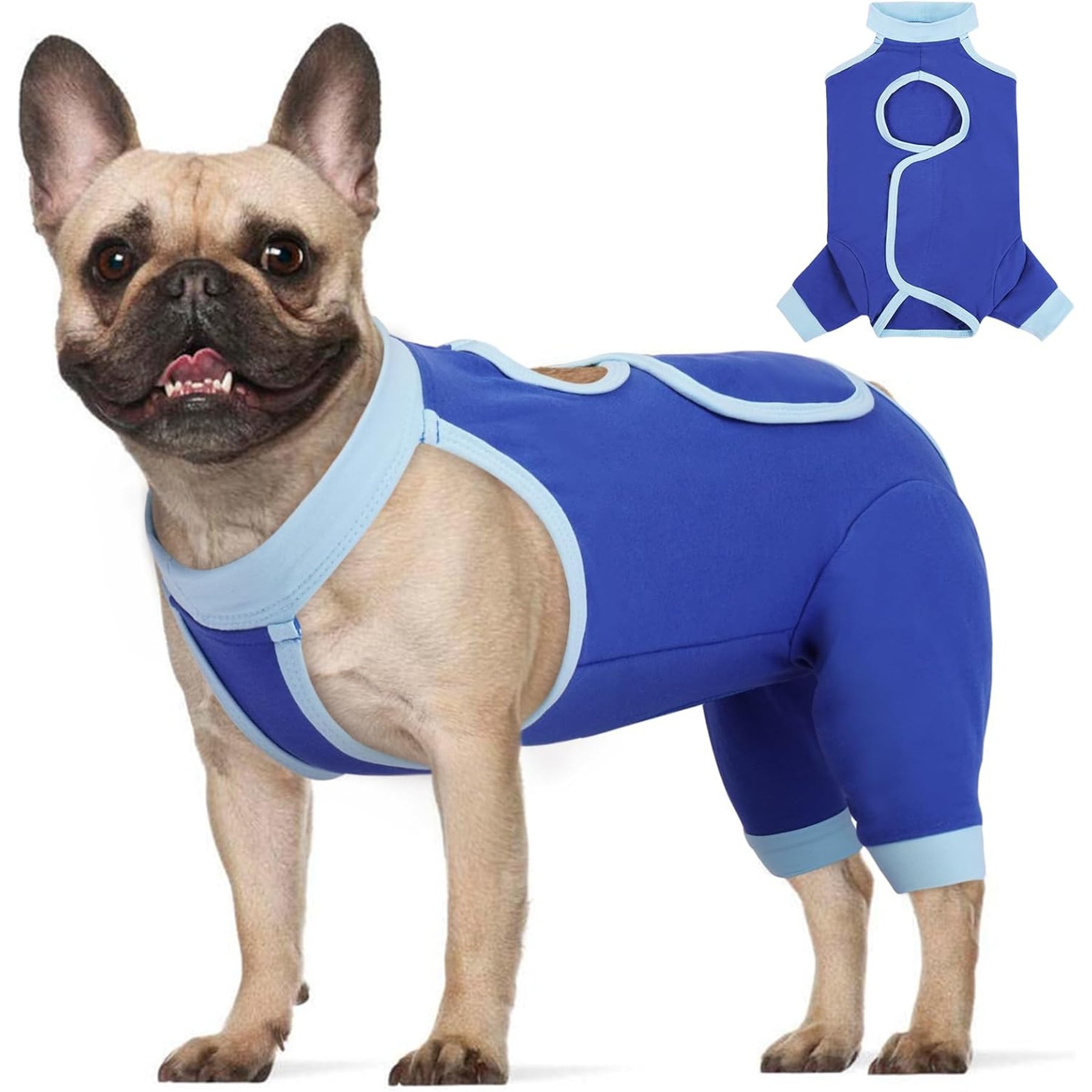 NANAKI Hind Legs Dog Recovery Sleeve, Blue, Medium
