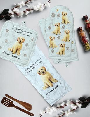 Show full view: E&S PETS Goldendoodle 3-Piece Cooking Set slide 3 of 5