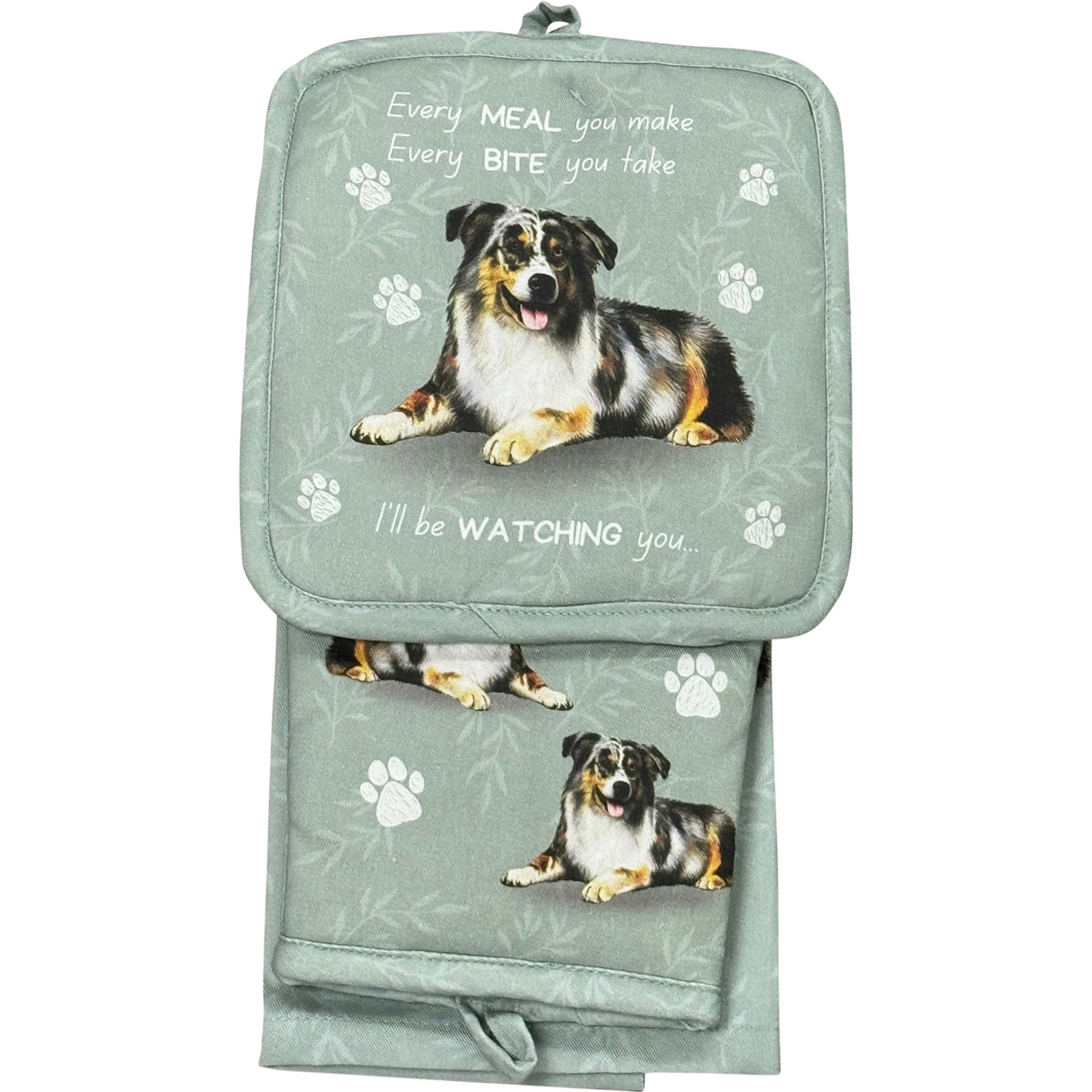 E&S PETS Australian Shepherd 3-Piece Cooking Set