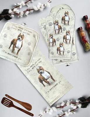 Show full view: E&S PETS Pit Bull 3-Piece Cooking Set slide 3 of 5