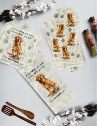 E&S PETS Golden Retriever 3-Piece Cooking Set slide 2 of 5