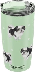 E&S PETS Shih Tzu Lovers Insulated Stainless Steel Travel Mug, 20-oz, Red slide 1 of 5