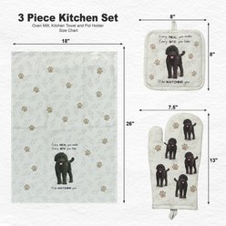 E&S PETS Labradoodle 3-Piece Cooking Set slide 2 of 5