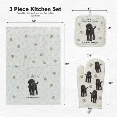 Show full view: E&S PETS Labradoodle 3-Piece Cooking Set slide 4 of 5