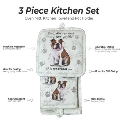 Show full view: E&S PETS Yorkie 3-Piece Cooking Set slide 2 of 5