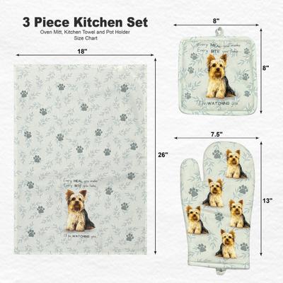 Show full view: E&S PETS Yorkie 3-Piece Cooking Set slide 4 of 5