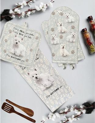 Show full view: E&S PETS Westie 3-Piece Cooking Set slide 3 of 5