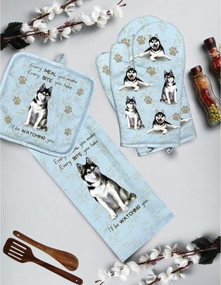 Show full view: E&S PETS Siberian Husky 3-Piece Cooking Set slide 3 of 5