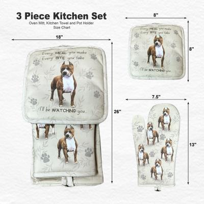 Show full view: E&S PETS Pit Bull 3-Piece Cooking Set slide 4 of 5
