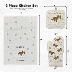 E&S PETS King Charles Cavalier 3-Piece Cooking Set slide 2 of 5