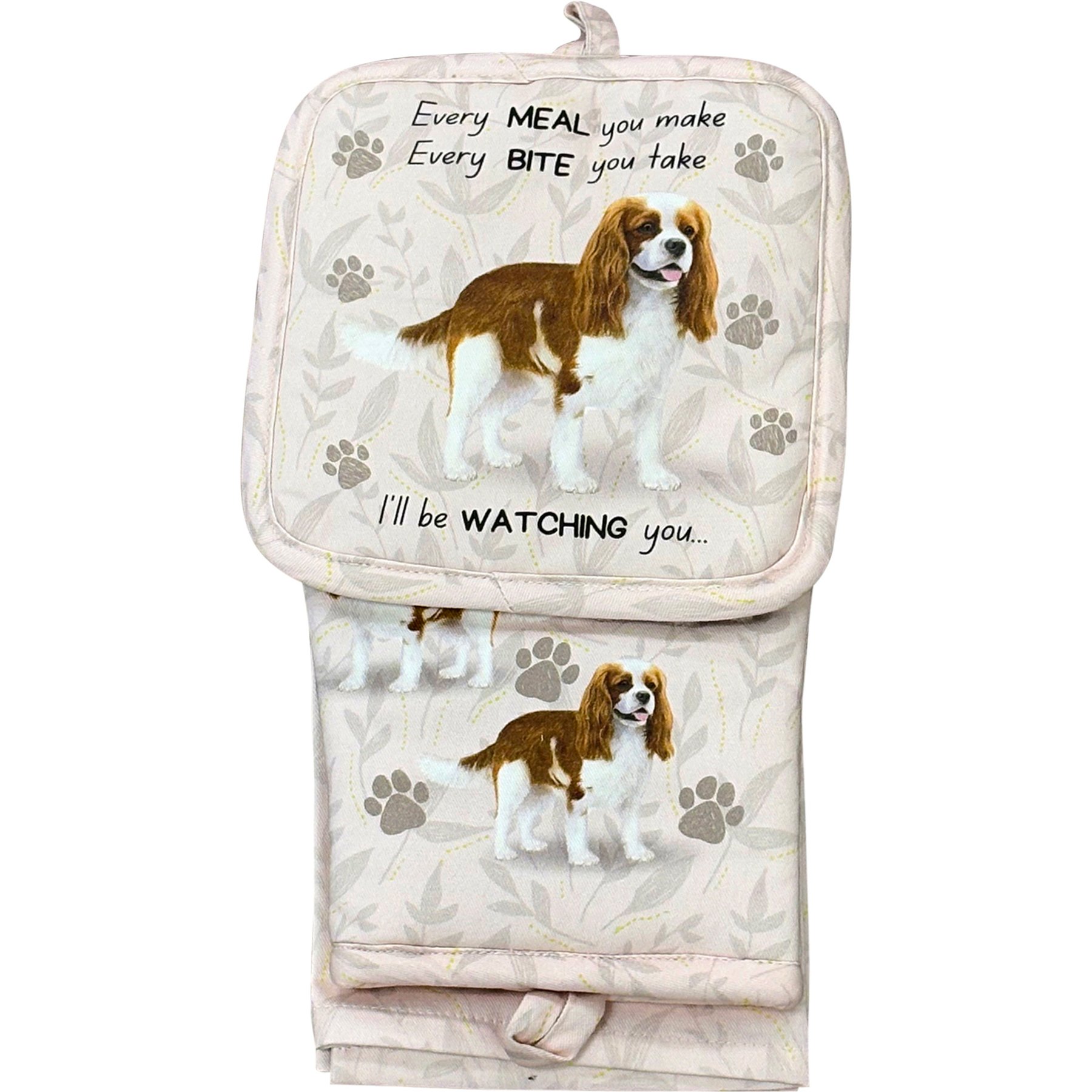 E&S PETS King Charles Cavalier 3-Piece Cooking Set