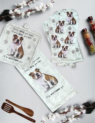 Show full view: E&S PETS Bulldog 3-Piece Cooking Set slide 3 of 5