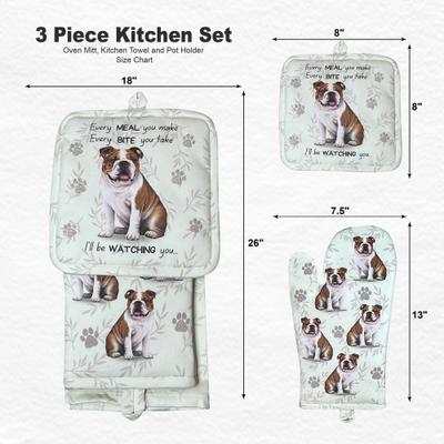 Show full view: E&S PETS Bulldog 3-Piece Cooking Set slide 4 of 5