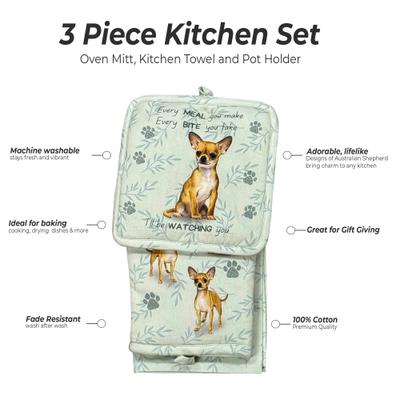 Show full view: E&S PETS Chihuahua 3-Piece Cooking Set slide 2 of 5