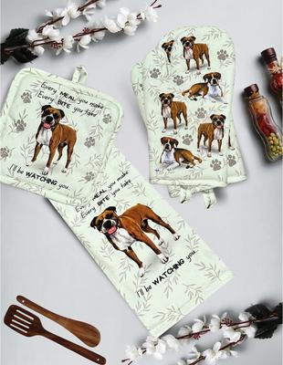 Show full view: E&S PETS Boxer 3-Piece Cooking Set slide 3 of 5