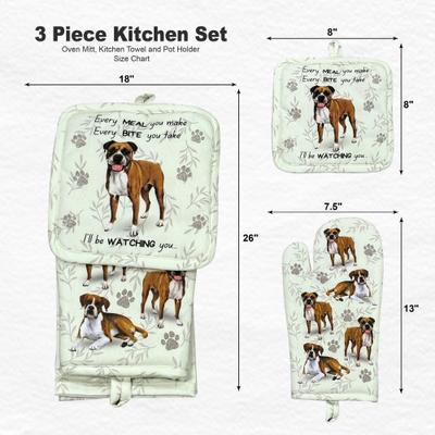 Show full view: E&S PETS Boxer 3-Piece Cooking Set slide 4 of 5