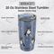 Show in main carousel: E&S PETS Boston Terrier Lovers Insulated Stainless Steel Travel Mug, 20-oz, Blue slide 2 of 5