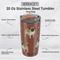 Show in main carousel: E&S PETS Pug Lovers Insulated Stainless Steel Travel Mug, 20-oz, Brown slide 2 of 5