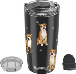 E&S PETS Pit Bull Lovers Insulated Stainless Steel Travel Mug, 20-oz, Black slide 2 of 5