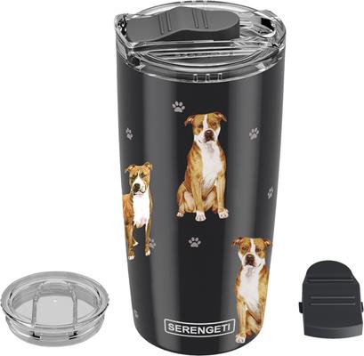 Show full view: E&S PETS Pit Bull Lovers Insulated Stainless Steel Travel Mug, 20-oz, Black slide 4 of 5