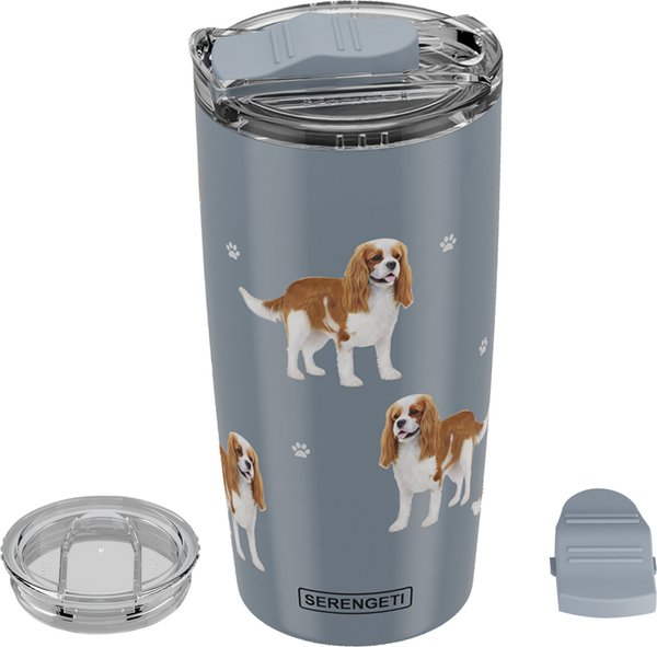 E&S PETS Black Lab Lovers Insulated Stainless Steel Travel Mug, 20-oz