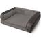 Show in main carousel: Sherry Kline Pet Collection Fur Velvet Couch Dog Bed, Grey/Grey, 26 x 36 x 8-in slide 1 of 4