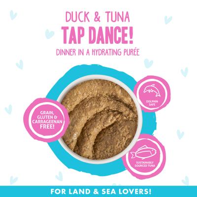 Show full view: BFF Play Pate Lovers Duck & Tuna Tap Dance Wet Cat Food, 3-oz pouch, pack of 12 slide 6 of 11