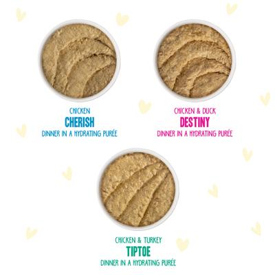 Show full view: BFF Paté Lovers, Aw Yeah! Paté Soiree! Variety Pack Grain-Free Wet Cat Food, 2.8-oz pouch, case of 12 slide 6 of 11